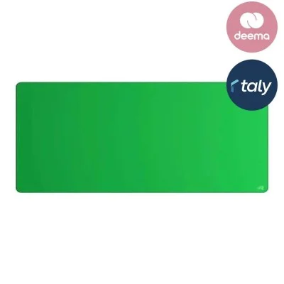 Glorious Green Screen Xxl Extended Mouse Pad - 18"X36"